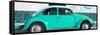 ¡Viva Mexico! Panoramic Collection - VW Beetle Turquoise-Philippe Hugonnard-Framed Stretched Canvas