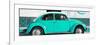 ¡Viva Mexico! Panoramic Collection - VW Beetle Turquoise-Philippe Hugonnard-Framed Photographic Print