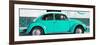 ¡Viva Mexico! Panoramic Collection - VW Beetle Turquoise-Philippe Hugonnard-Framed Photographic Print