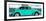 ¡Viva Mexico! Panoramic Collection - VW Beetle Turquoise-Philippe Hugonnard-Framed Photographic Print