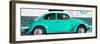 ¡Viva Mexico! Panoramic Collection - VW Beetle Turquoise-Philippe Hugonnard-Framed Photographic Print