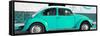 ¡Viva Mexico! Panoramic Collection - VW Beetle Turquoise-Philippe Hugonnard-Framed Stretched Canvas