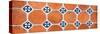 ¡Viva Mexico! Panoramic Collection - Wall of Mosaics-Philippe Hugonnard-Stretched Canvas