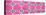 ¡Viva Mexico! Panoramic Collection - Wall of Pink Mosaics-Philippe Hugonnard-Stretched Canvas