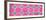 ¡Viva Mexico! Panoramic Collection - Wall of Pink Mosaics-Philippe Hugonnard-Framed Photographic Print