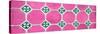 ¡Viva Mexico! Panoramic Collection - Wall of Pink Mosaics-Philippe Hugonnard-Stretched Canvas