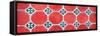 ¡Viva Mexico! Panoramic Collection - Wall of Red Mosaics-Philippe Hugonnard-Framed Stretched Canvas