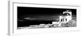 ¡Viva Mexico! Panoramic Collection - White House B&W - Isla Mujeres-Philippe Hugonnard-Framed Photographic Print