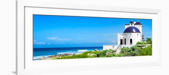 ¡Viva Mexico! Panoramic Collection - White House - Isla Mujeres-Philippe Hugonnard-Framed Photographic Print