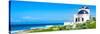 ¡Viva Mexico! Panoramic Collection - White House - Isla Mujeres-Philippe Hugonnard-Stretched Canvas