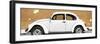 ¡Viva Mexico! Panoramic Collection - White VW Beetle Car and Caramel Street Wall-Philippe Hugonnard-Framed Premium Photographic Print