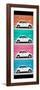 ¡Viva Mexico! Panoramic Collection - White VW Beetle Cars-Philippe Hugonnard-Framed Photographic Print