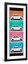 ¡Viva Mexico! Panoramic Collection - White VW Beetle Cars-Philippe Hugonnard-Framed Photographic Print