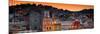 ¡Viva Mexico! Panoramic Collection - Yellow Church by Night I - Guanajuato-Philippe Hugonnard-Mounted Photographic Print