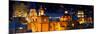 ¡Viva Mexico! Panoramic Collection - Yellow Church by Night II - Guanajuato-Philippe Hugonnard-Mounted Photographic Print
