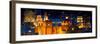 ¡Viva Mexico! Panoramic Collection - Yellow Church by Night II - Guanajuato-Philippe Hugonnard-Framed Premium Photographic Print