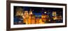 ¡Viva Mexico! Panoramic Collection - Yellow Church by Night II - Guanajuato-Philippe Hugonnard-Framed Photographic Print