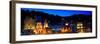 ¡Viva Mexico! Panoramic Collection - Yellow Church by Night III - Guanajuato-Philippe Hugonnard-Framed Photographic Print