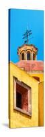 ¡Viva Mexico! Panoramic Collection - Yellow Church Facade-Philippe Hugonnard-Stretched Canvas
