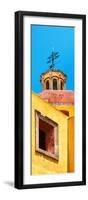 ¡Viva Mexico! Panoramic Collection - Yellow Church Facade-Philippe Hugonnard-Framed Photographic Print