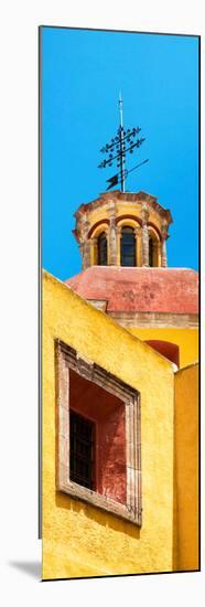 ¡Viva Mexico! Panoramic Collection - Yellow Church Facade-Philippe Hugonnard-Mounted Photographic Print