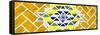 ¡Viva Mexico! Panoramic Collection - Yellow Mosaics-Philippe Hugonnard-Framed Stretched Canvas