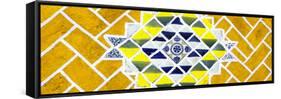 ¡Viva Mexico! Panoramic Collection - Yellow Mosaics-Philippe Hugonnard-Framed Stretched Canvas