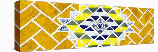 ¡Viva Mexico! Panoramic Collection - Yellow Mosaics-Philippe Hugonnard-Stretched Canvas
