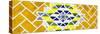 ¡Viva Mexico! Panoramic Collection - Yellow Mosaics-Philippe Hugonnard-Stretched Canvas