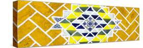 ¡Viva Mexico! Panoramic Collection - Yellow Mosaics-Philippe Hugonnard-Stretched Canvas