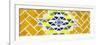¡Viva Mexico! Panoramic Collection - Yellow Mosaics-Philippe Hugonnard-Framed Photographic Print