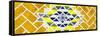 ¡Viva Mexico! Panoramic Collection - Yellow Mosaics-Philippe Hugonnard-Framed Stretched Canvas