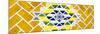 ¡Viva Mexico! Panoramic Collection - Yellow Mosaics-Philippe Hugonnard-Mounted Photographic Print