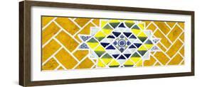 ¡Viva Mexico! Panoramic Collection - Yellow Mosaics-Philippe Hugonnard-Framed Photographic Print