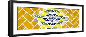 ¡Viva Mexico! Panoramic Collection - Yellow Mosaics-Philippe Hugonnard-Framed Photographic Print