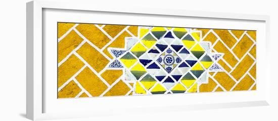 ¡Viva Mexico! Panoramic Collection - Yellow Mosaics-Philippe Hugonnard-Framed Photographic Print