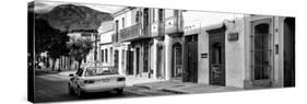 ¡Viva Mexico! Panoramic Collection - Yellow Taxi and Colorful Street in Oaxaca II-Philippe Hugonnard-Stretched Canvas