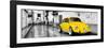 ¡Viva Mexico! Panoramic Collection - Yellow VW Beetle Car in San Cristobal de Las Casas-Philippe Hugonnard-Framed Photographic Print