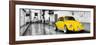 ¡Viva Mexico! Panoramic Collection - Yellow VW Beetle Car in San Cristobal de Las Casas-Philippe Hugonnard-Framed Photographic Print