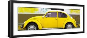 ¡Viva Mexico! Panoramic Collection - Yellow VW Beetle-Philippe Hugonnard-Framed Photographic Print