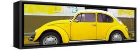 ¡Viva Mexico! Panoramic Collection - Yellow VW Beetle-Philippe Hugonnard-Framed Stretched Canvas