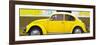 ¡Viva Mexico! Panoramic Collection - Yellow VW Beetle-Philippe Hugonnard-Framed Photographic Print