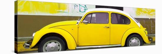 ¡Viva Mexico! Panoramic Collection - Yellow VW Beetle-Philippe Hugonnard-Stretched Canvas
