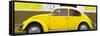 ¡Viva Mexico! Panoramic Collection - Yellow VW Beetle-Philippe Hugonnard-Framed Stretched Canvas