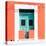 ¡Viva Mexico! Square Collection - "130 Street" Coral Wall-Philippe Hugonnard-Stretched Canvas