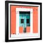 ¡Viva Mexico! Square Collection - "130 Street" Coral Wall-Philippe Hugonnard-Framed Photographic Print