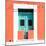 ¡Viva Mexico! Square Collection - "130 Street" Coral Wall-Philippe Hugonnard-Mounted Photographic Print