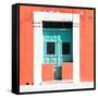 ¡Viva Mexico! Square Collection - "130 Street" Coral Wall-Philippe Hugonnard-Framed Stretched Canvas