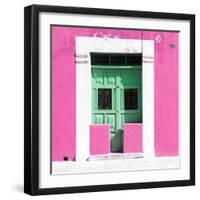 ¡Viva Mexico! Square Collection - "130 Street" Pink Wall-Philippe Hugonnard-Framed Photographic Print