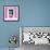 ¡Viva Mexico! Square Collection - "130 Street" Pink Wall-Philippe Hugonnard-Framed Photographic Print displayed on a wall